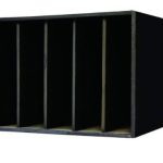 STOW-A-WAY 5 COMPARTMENT BLACK