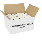 80 x 83 Thermal Till Rolls 55gsm
