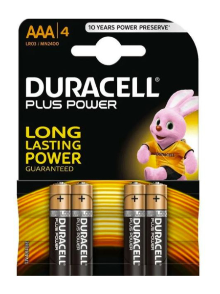 BATTERY-AAA.jpg DURACELL MN2400 Battery AAA Single - Image 1