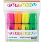 Collosso Highlighter Wallet of 4