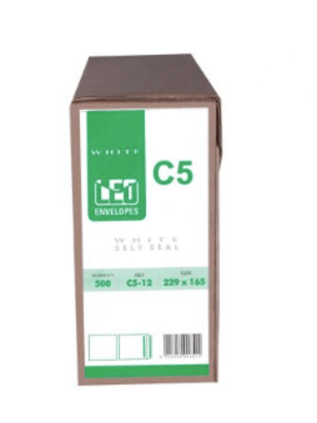 ENV-C5.png Envelopes C5 Self Seal White 500s - Image 1