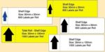 Shelf edge talker labels 100X30X500 - Image 2