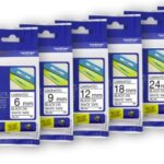 BROTHER Consumables: TZe Tapes black on white