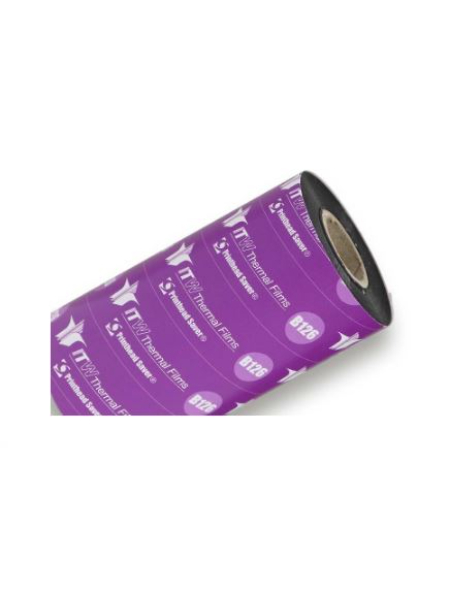 WAX-OUT-RIBBON.b128JPG.jpg ITW B128 Premium Wax/Resin Ribbon - Image 1