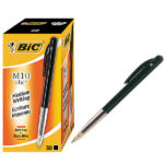 BIC Clic Medium Ballpoint Pens - Black (Box of 60)