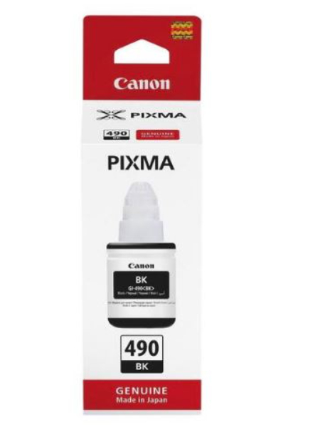 canon-490-black.jpg Genuine Canon GI-490 Black Ink Bottle - Image 1