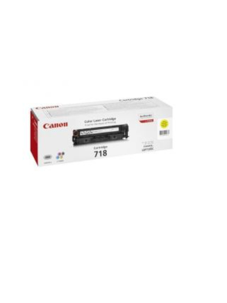 canon-718-yell.jpg Canon 718 Yellow Toner Cartridge - Image 1