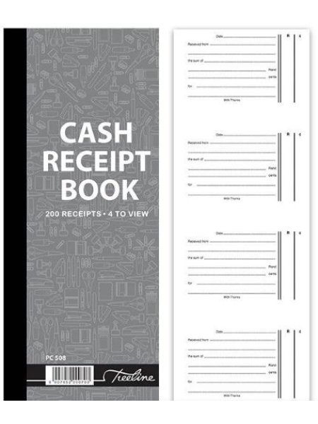 cash-receipt-book-pc508.jpg Treeline Cash Receipt Book - Image 1