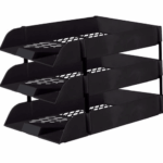 Desk letter tray 3 tier