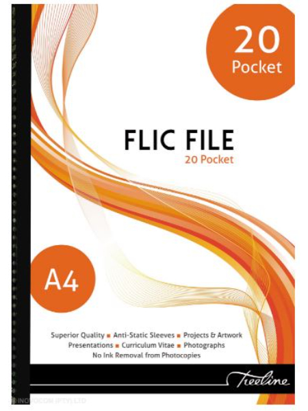 flic-file-20p.jpg Pocket flic file 20pg - Image 1