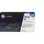 Genuine HP 504A Cyan Original LaserJet Toner Cartridge (CE251A, 7,000 pages)