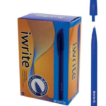 iWrite Tri-Grip Ballpoint Pen MEDIUM BLUE - Box 50s