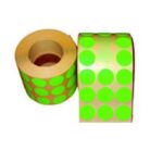 Neon Round Green Label