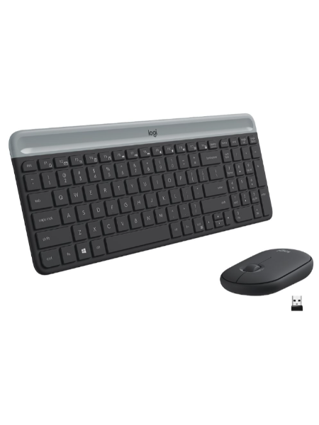 logitec-keyboard-and-mouse.png Keyboard and mouse slim combo MK470 Logitech - Image 1