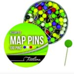 Map Pins PVC Assorted Pack of 100