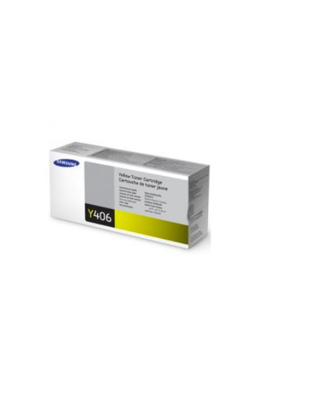samsung-406-yellow.jpg SAMSUNG 406 YELLOW TONER CARTRIDGE (SU464A) - Image 1
