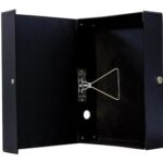 Black PVC Spring Clip Filing Box