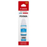 Genuine Canon GI-490 Cyan Ink Bottle