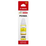 Genuine Canon GI-490 Yellow Ink Bottle