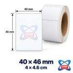 40 x 46mm Semi Gloss Labels — 700 per roll