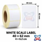 40 x 62mm Direct Thermal Labels — 1000 per roll