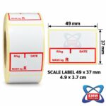 49 x 37mm Direct Thermal Labels — 1000 per roll