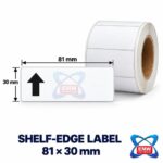 Shelf Edge Labels 81 x 30mm (Teraoka), 2000's