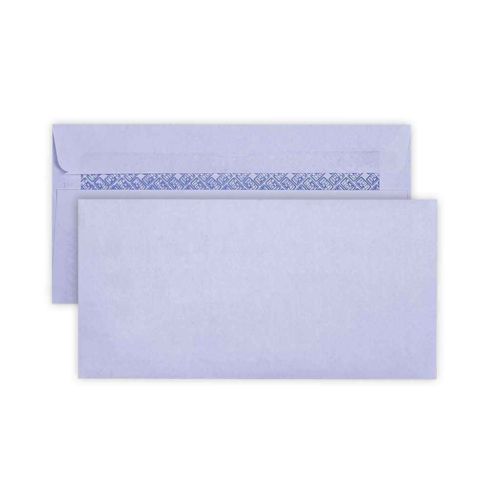 01-2319-05.jpg Leo DLB 110 x 220mm 80gsm DLB White Opaque Self Seal - Image 1