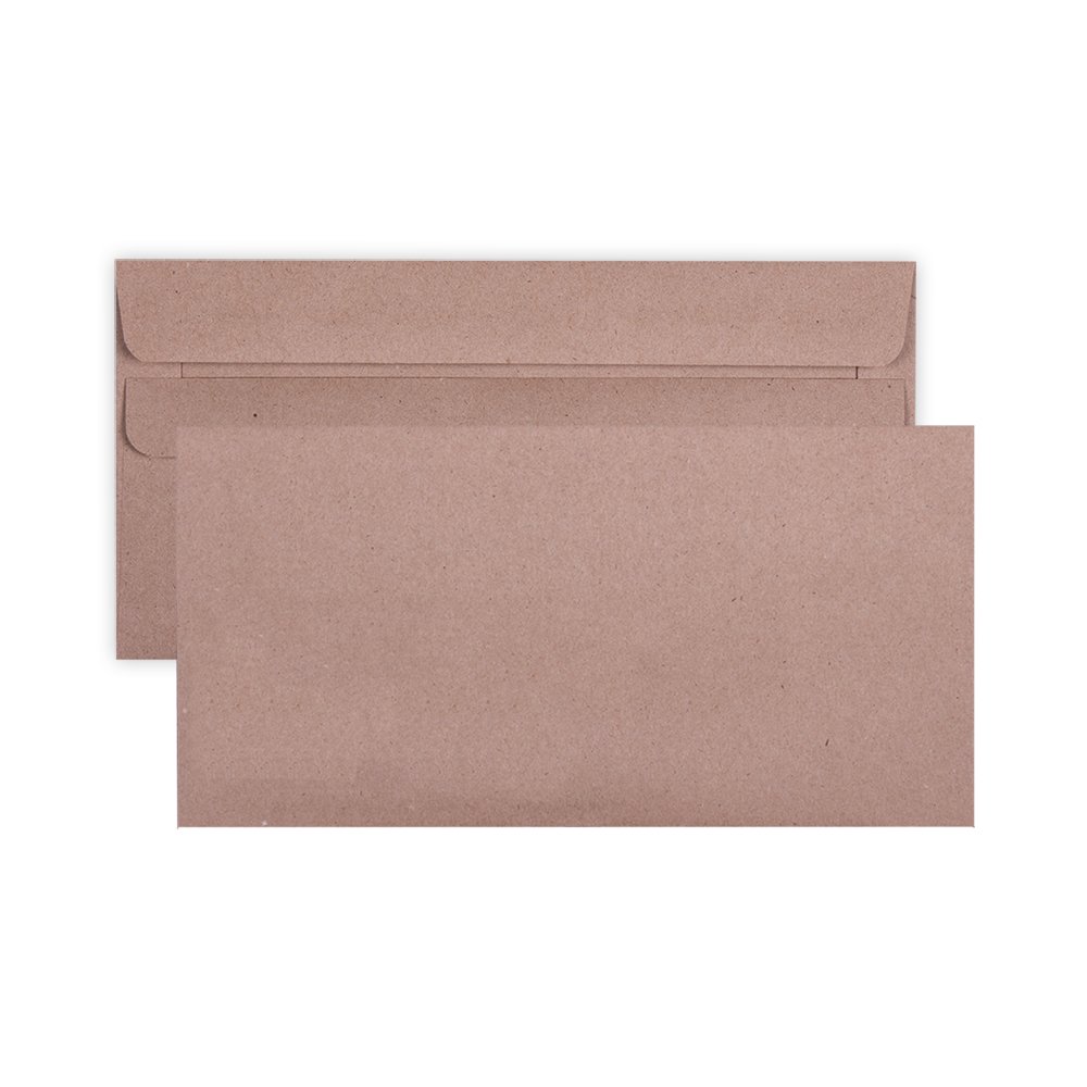 01-2321-60.jpg Leo DLB 110 x 220mm 80gsm DLB Manilla Self Seal - Image 1