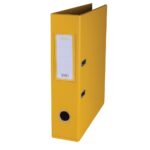 Treeline Lever Arch Files PVC Reinforced Base with Rado Mechanism Yellow