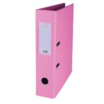 Treeline Lever Arch Files PVC Reinforced Base with Rado Mechanism Pink