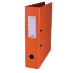 Treeline Lever Arch Files PVC Reinforced Base with Rado Mechanism Orange