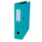 Treeline Lever Arch Files PVC Reinforced Base with Rado Mechanism Turquoise