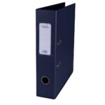 Treeline Lever Arch Files PVC Reinforced Base with Rado Mechanism Navy Blue