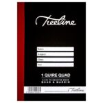 1 Quire A4 96 pg - Quad & Margin White Bond