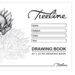 Drawing Books A4 Landscape 24 pg Soft Cover White Bond