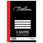 3 Quire A4 288 pg - Feint & Margin White Bond