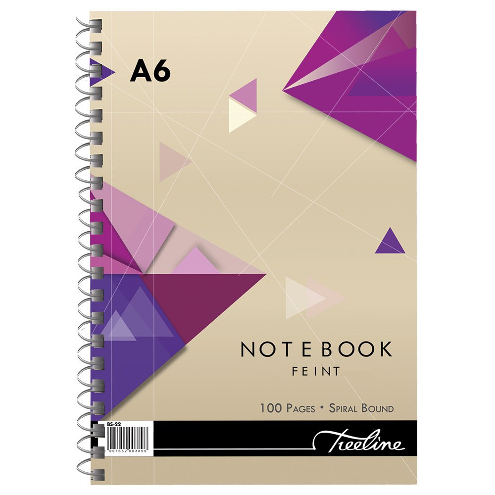 12-4203-00.jpg Spiral Note Books A6 Side Bound Wiro 100 pg White Bond - Image 1