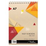 Spiral Note Books A7 Top Bound Wiro 72 pg White Bond (Pack of 10)