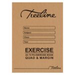 A5 Exercise Books A5 72 pg Quad & Margin White Bond (Pack of 20)
