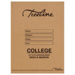 A4 College Exercise Books A4 72 pg Irish & Margin White Bond (Pack of 20)