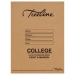 A4 College Exercise Books A4 32 pg Feint & Margin White Bond (Pack of 25)
