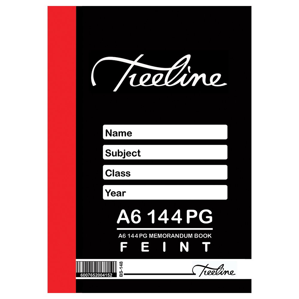 12-5004-00.jpg Memorandum Books A6 144pg Feint Only White Bond (Pack of 10) - Image 1
