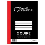 2 Quire A4 192 pg - Feint & Margin White Bond