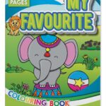 Treeline My Favourite Colouring books 24pg Elephant (Pack of 12)