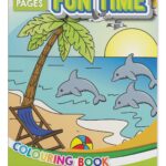 Treeline Fun Time Colouring books 48pg Beach (Pack of 12)