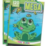 Treeline Mega Colouring books 120pg Frog