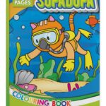 Treeline Supadupa Colouring books 204pg Deep Sea