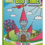 Treeline Colouring Books Big Time Colouring Book 80pg Castle