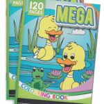 Treeline Colouring Books Mega Colouring Book 120pg Duck